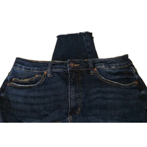 Judy Blue LA Women's Size 14W Blue Jeans 34x30 Raw Hem - Picture 2 of 6